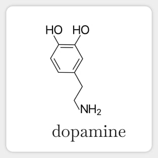 Dopamine (Black) Sticker